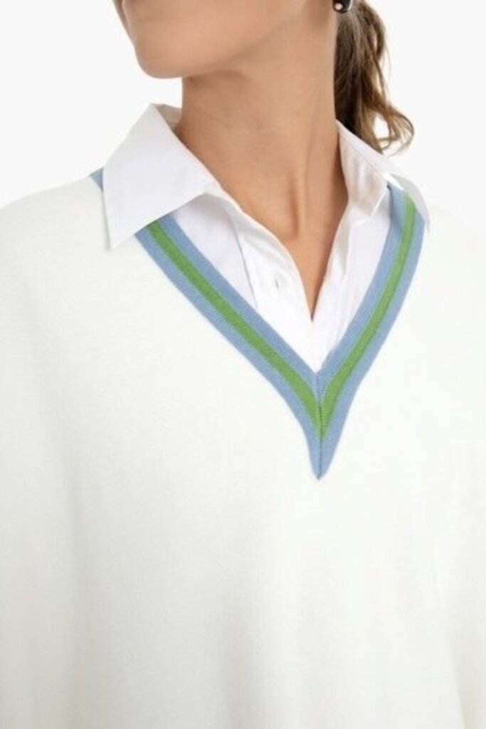 Tuckernuck NWT Ivory Camden Sweater Poncho - Size OS