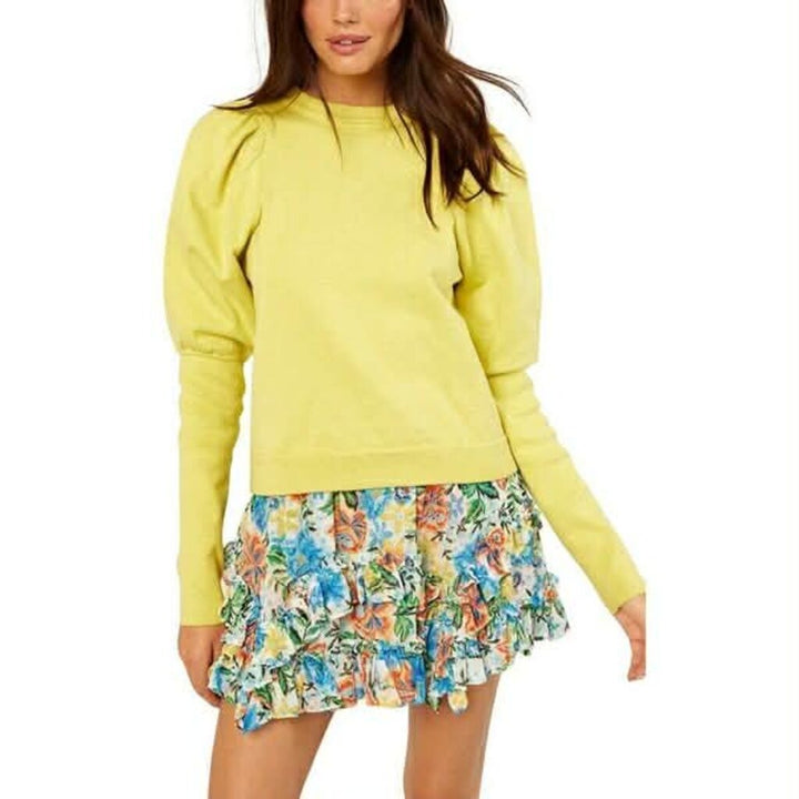 Misa NWT Kali Sweater in Chartreuse - Size Small(Retails $288)