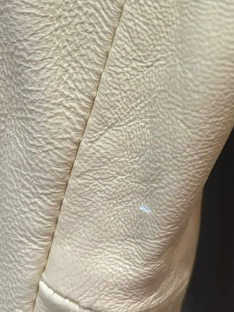 Rachel Zoe Leather Moto Belted Jacket in Tan - Size XS