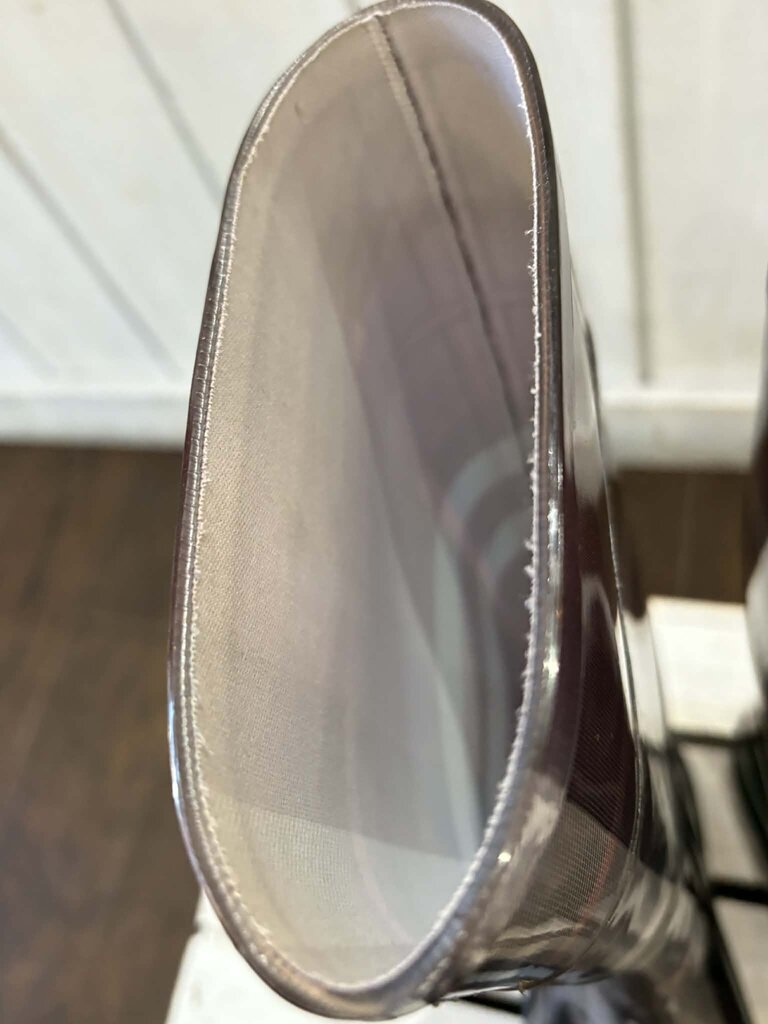 Burberry Nova Check Rubber Rain Boots - Size 38