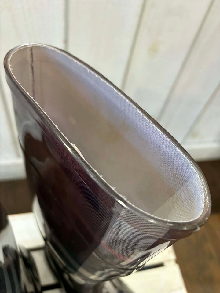 Burberry Nova Check Rubber Rain Boots - Size 38