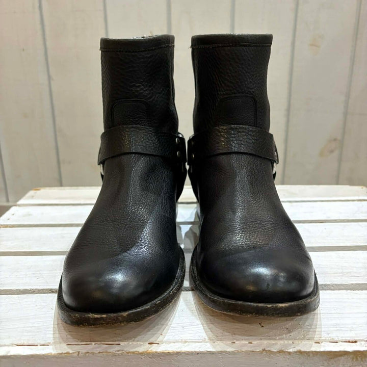 Frye Phillip Harness Short Boots - Size 7.5