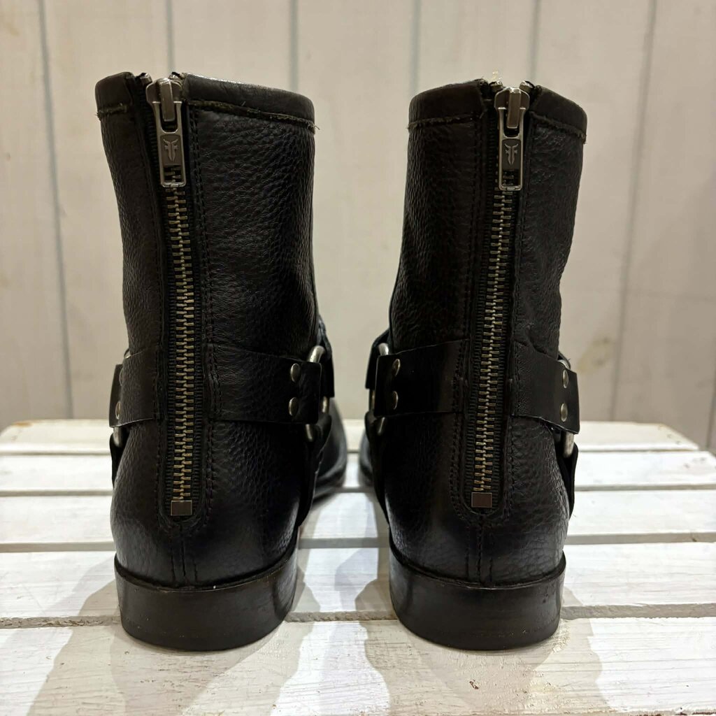 Frye Phillip Harness Short Boots - Size 7.5