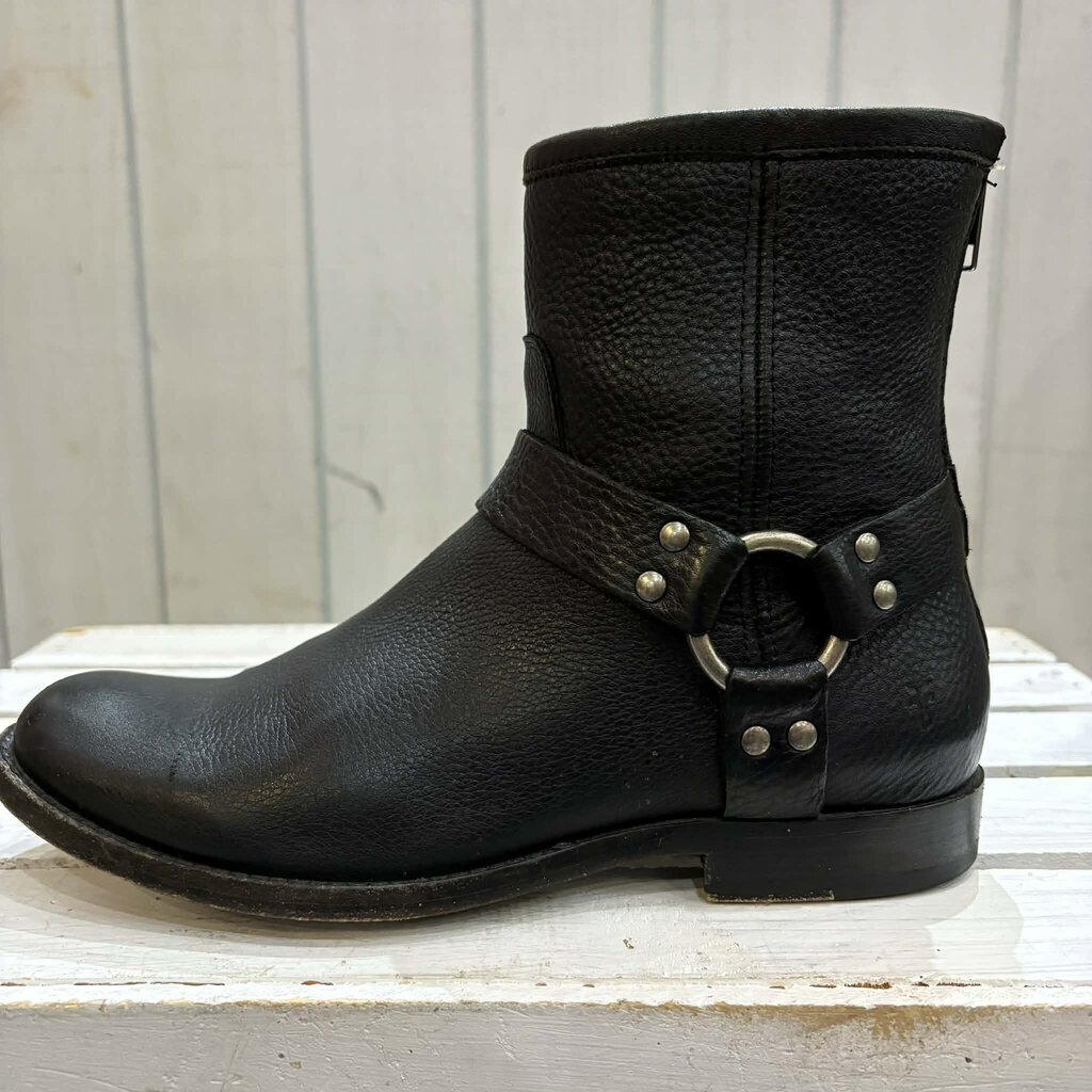 Frye Phillip Harness Short Boots - Size 7.5