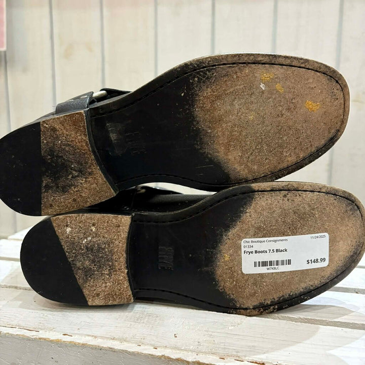 Frye Phillip Harness Short Boots - Size 7.5