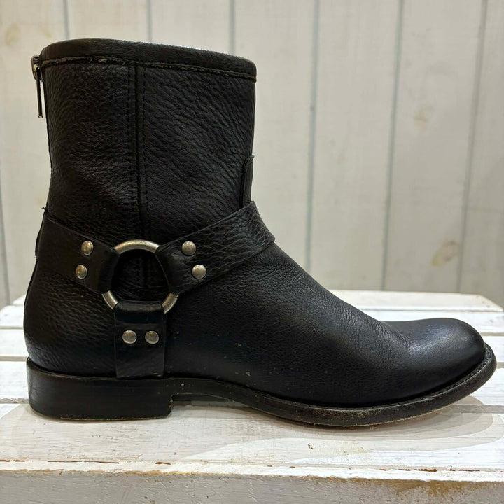 Frye Phillip Harness Short Boots - Size 7.5