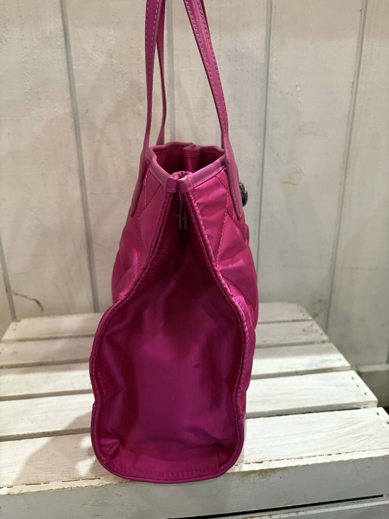 Kurt Geiger Recycled Square Shopper Tote in Fuchsia (Retails for $99)