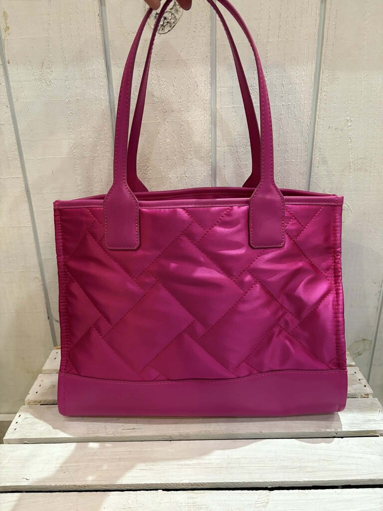 Kurt Geiger Recycled Square Shopper Tote in Fuchsia (Retails for $99)