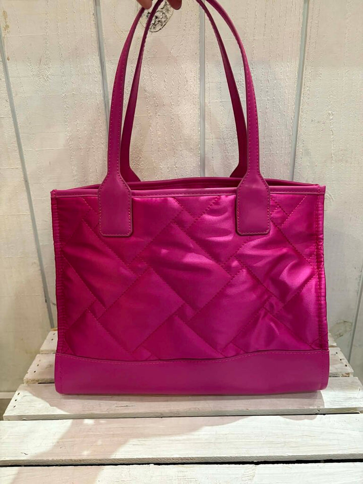 Kurt Geiger Recycled Square Shopper Tote in Fuchsia (Retails for $99)