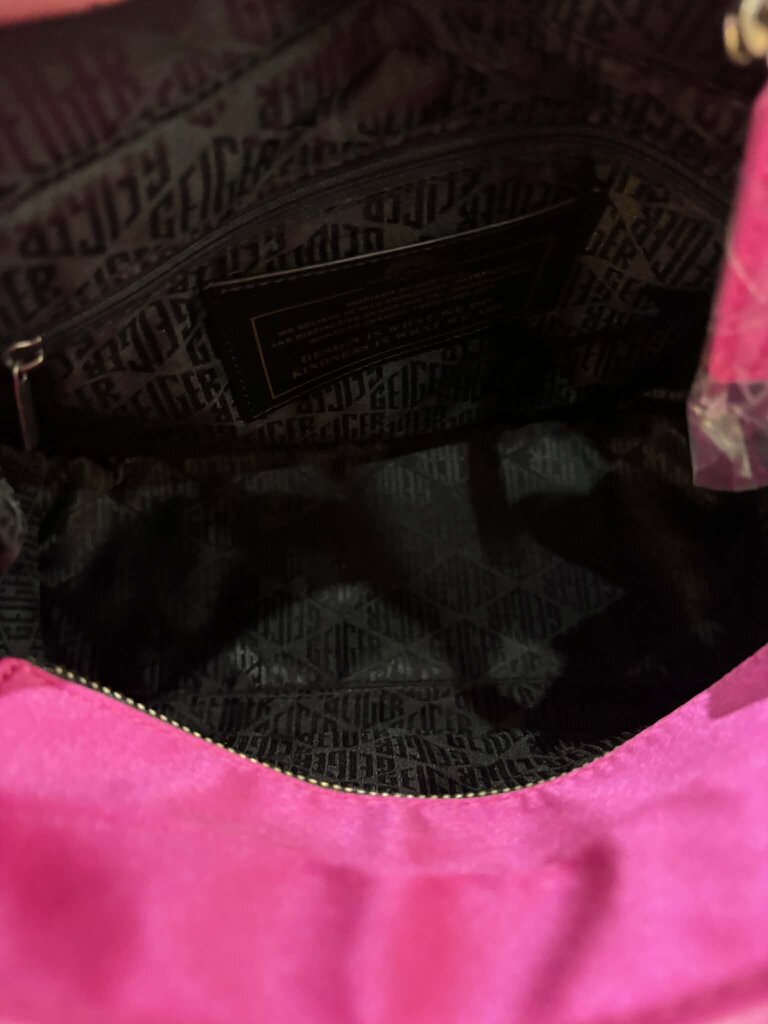Kurt Geiger Recycled Square Shopper Tote in Fuchsia (Retails for $99)