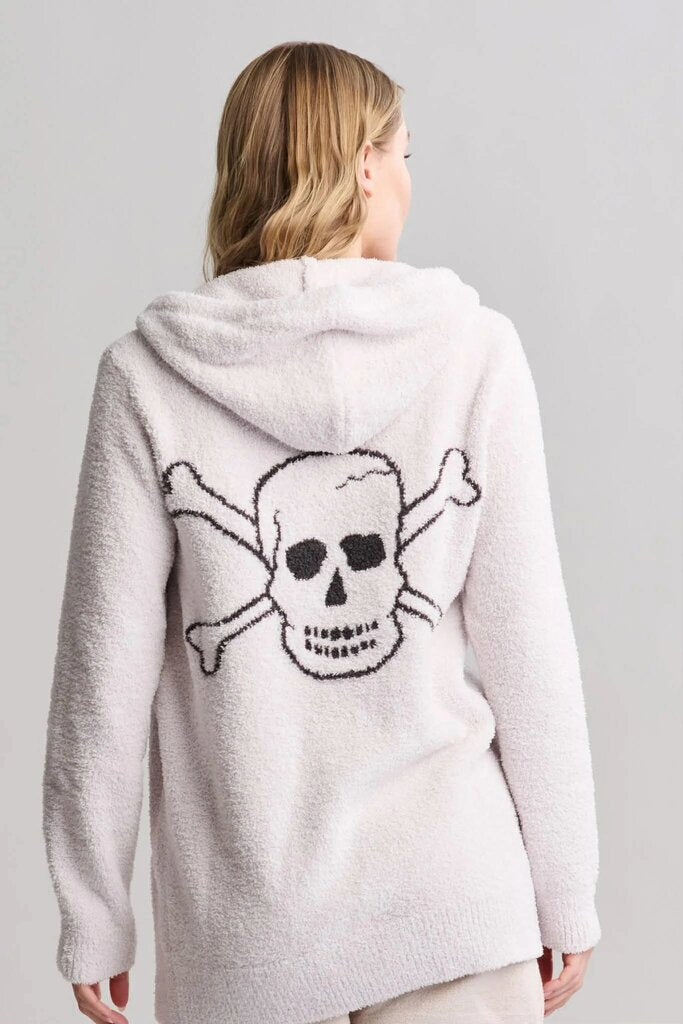 Barefoot Dreams CozyChic Skull Hoodie - Size 3 (retails for $140)