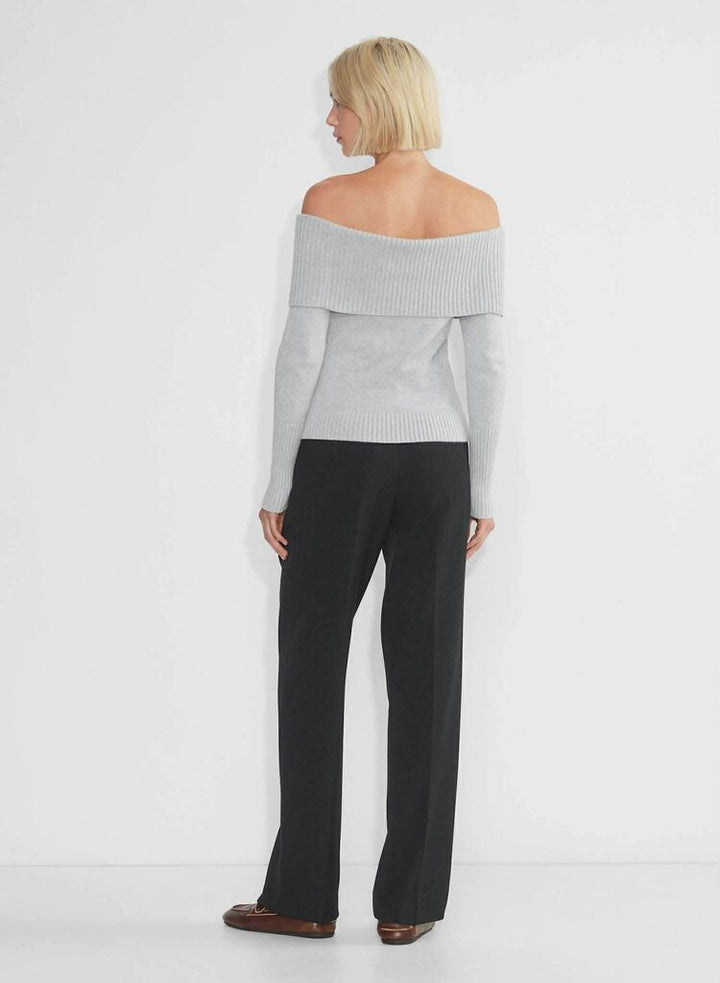 Sunday Best Aritzia NWT Topaz Sweater in Heather Chrome - Size XS