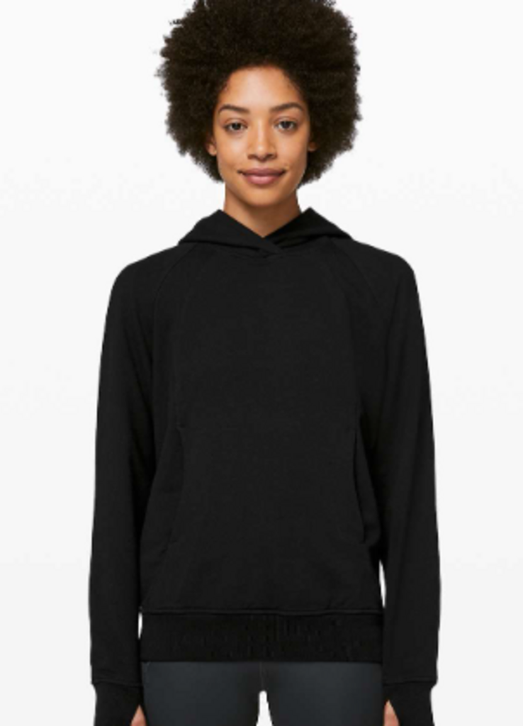 Lululemon Scuba Pullover In Black - Size 12 (Retails for $108)