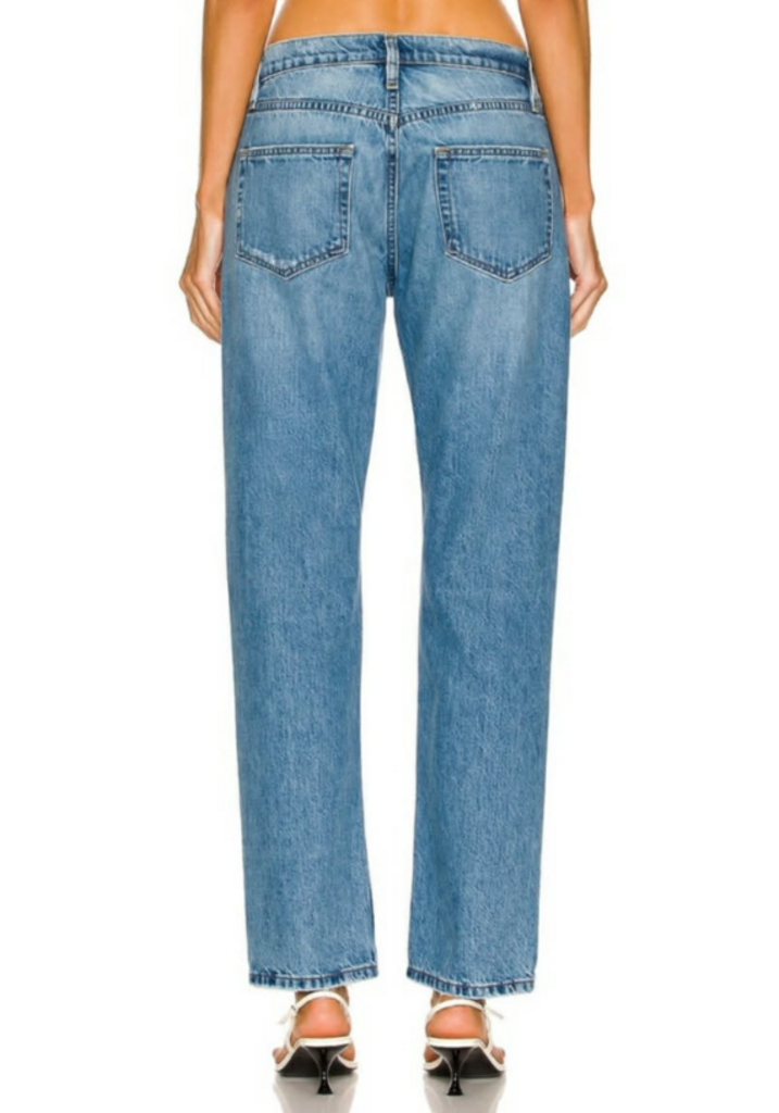 Frame Le Slouch Biodegradable Jean in Bluejay Rips - Size 28 (Retails For $248)