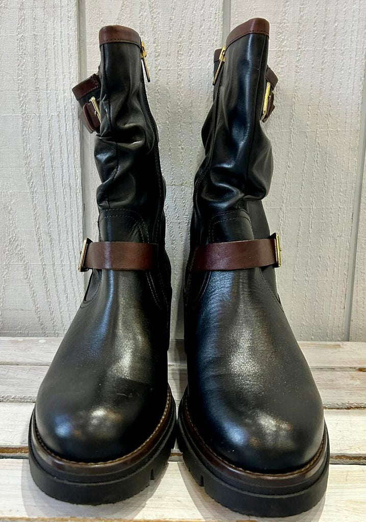 Pikolinos Soria Bikers Leather Boots (Retails for $250) - Size 39