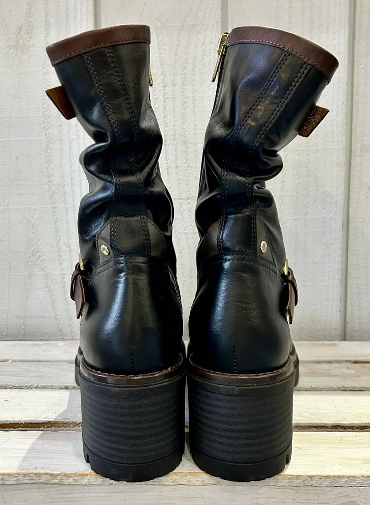 Pikolinos Soria Bikers Leather Boots (Retails for $250) - Size 39
