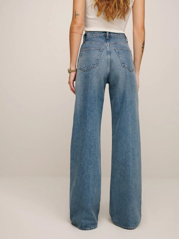 Reformation Cary Slouchy High Rise Wide Leg Jeans (Retails for $178) - Size 25