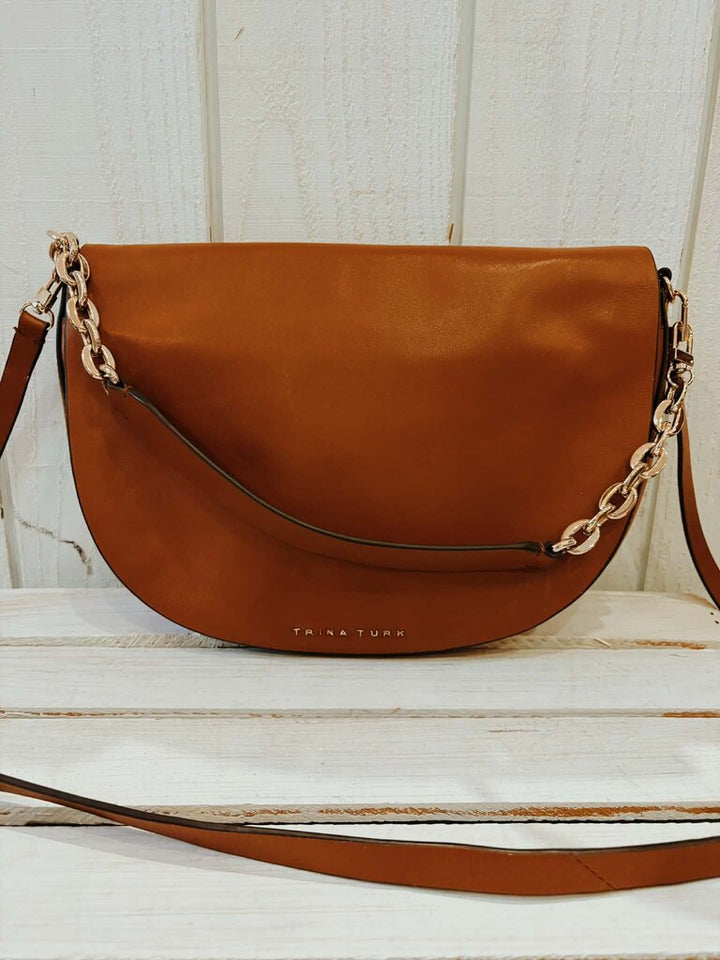 Trina Turk Dual-Strap Saddle Bag