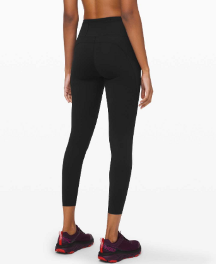 Lululemon Fast and Free High Rise Tight 25" *Cool In Black - Size 6 (Retails for $138)