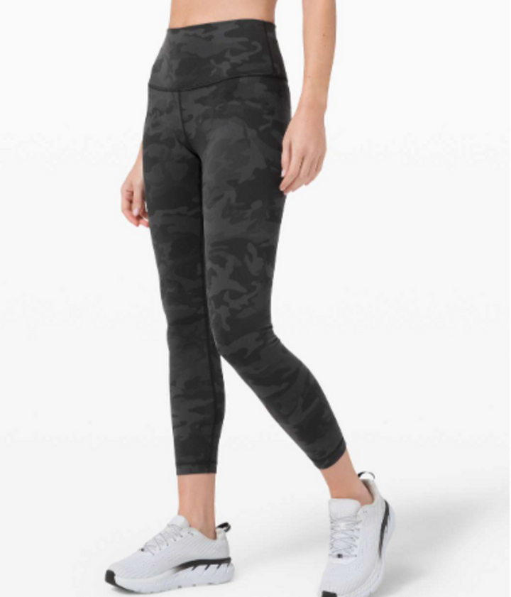 Lululemon Wunder Under High-Rise Tight 25" *Full-On Luon In Incognito Camo Multi Grey - Size 8 (Retails for $98)