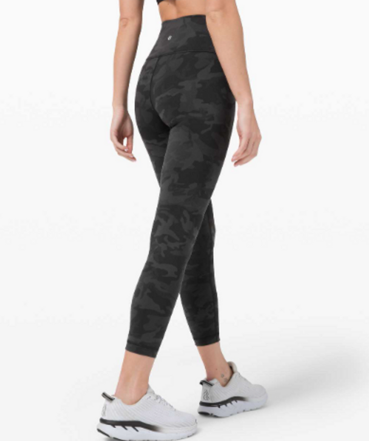 Lululemon Wunder Under High-Rise Tight 25" *Full-On Luon In Incognito Camo Multi Grey - Size 8 (Retails for $98)