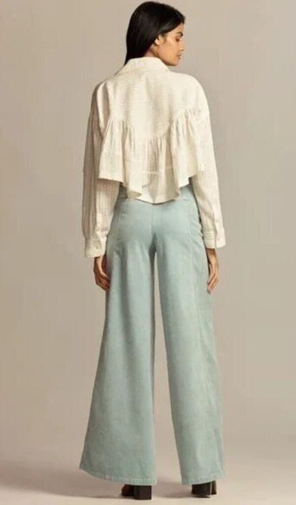 Anthropologie Corduroy Palazzo Pants - Size 0
