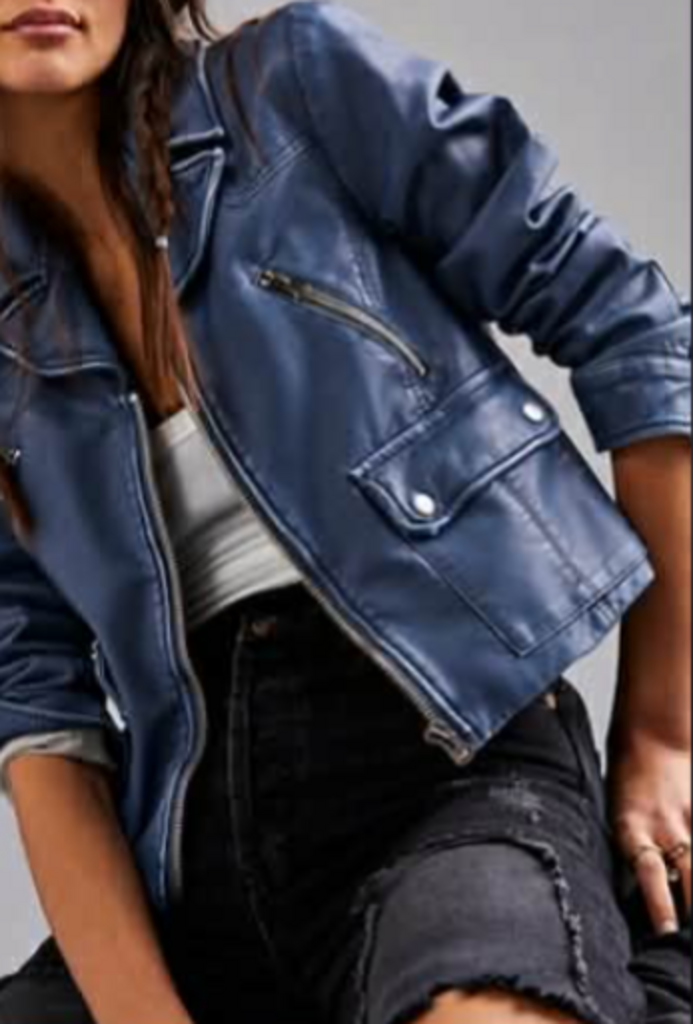 Free People We The Free Road Vegan Jacket - Size Large