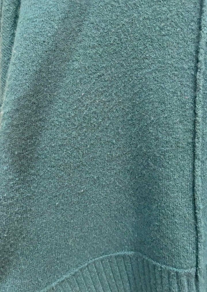 Maeve Gretchen Cozy Mock-Neck Sweater in Green - Size XS (Retails $128)