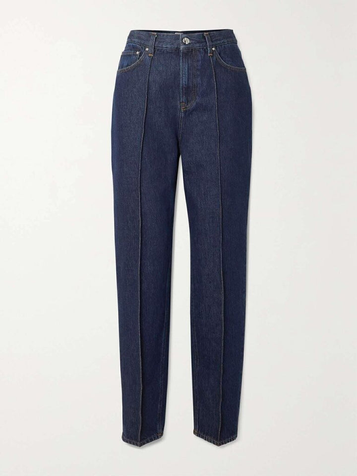 Toteme Tapered-Leg Mid-Rise Denim Jeans - Size 30 (Retails for $330)