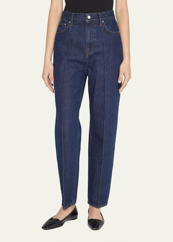 Toteme Tapered-Leg Mid-Rise Denim Jeans - Size 30 (Retails for $330)