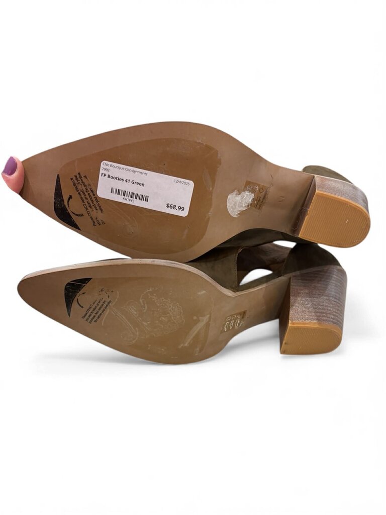 Free People Wilder Cut Out Ankle Boots - Size 41