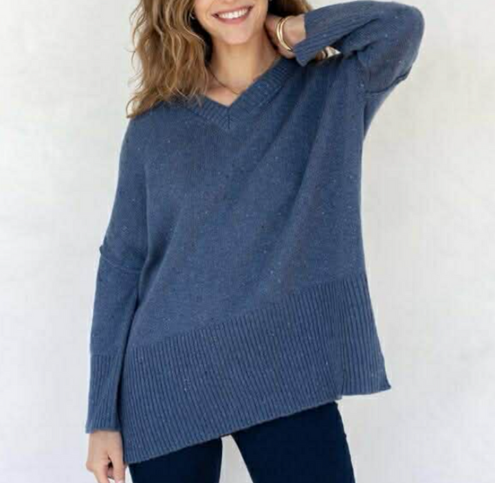 Mersea Montauk V Neck Sweater - Size OS