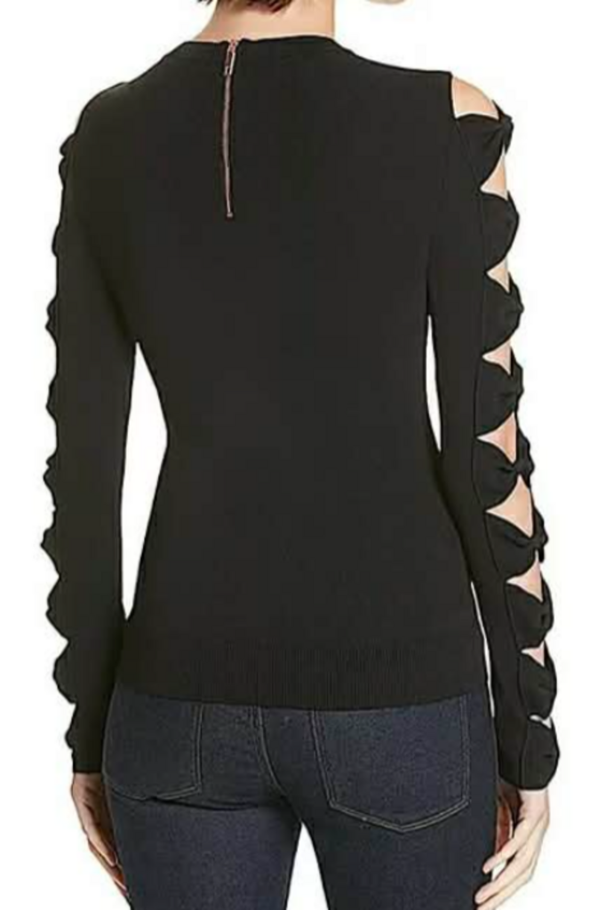 Ted Baker London Yonoh Cutout Sleeve Sweater - Size 4