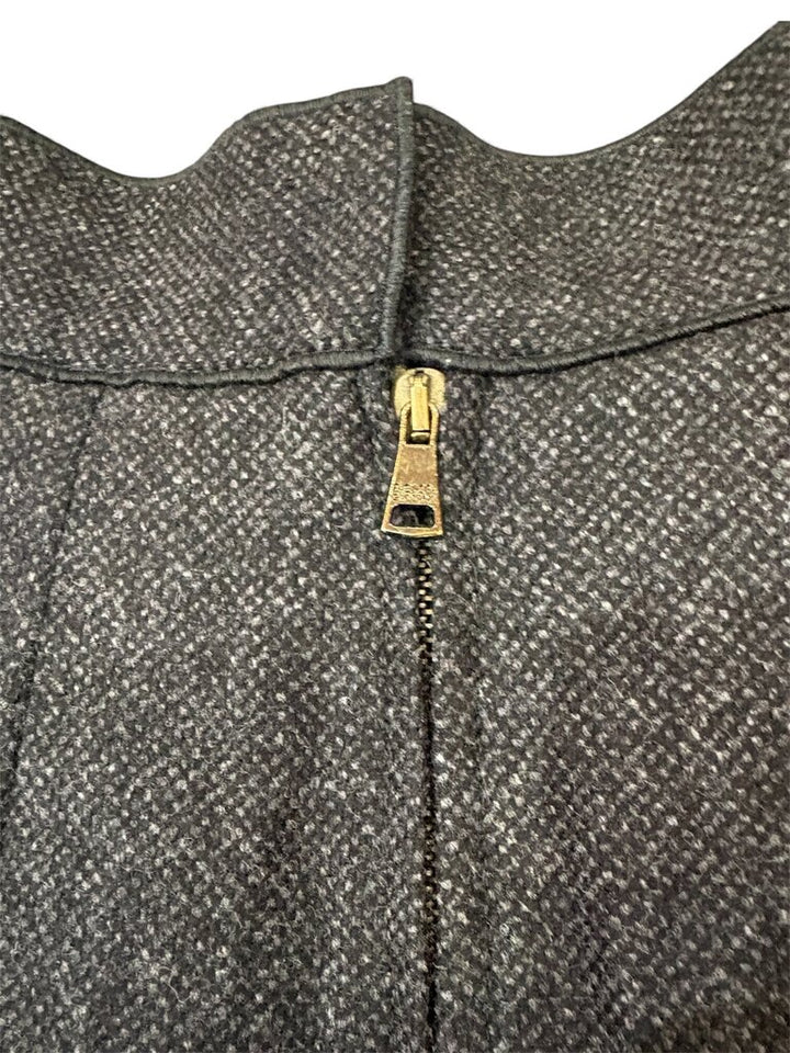 Dolce & Gabbana Lana Pleated Wool Mini Skirt - Size 36