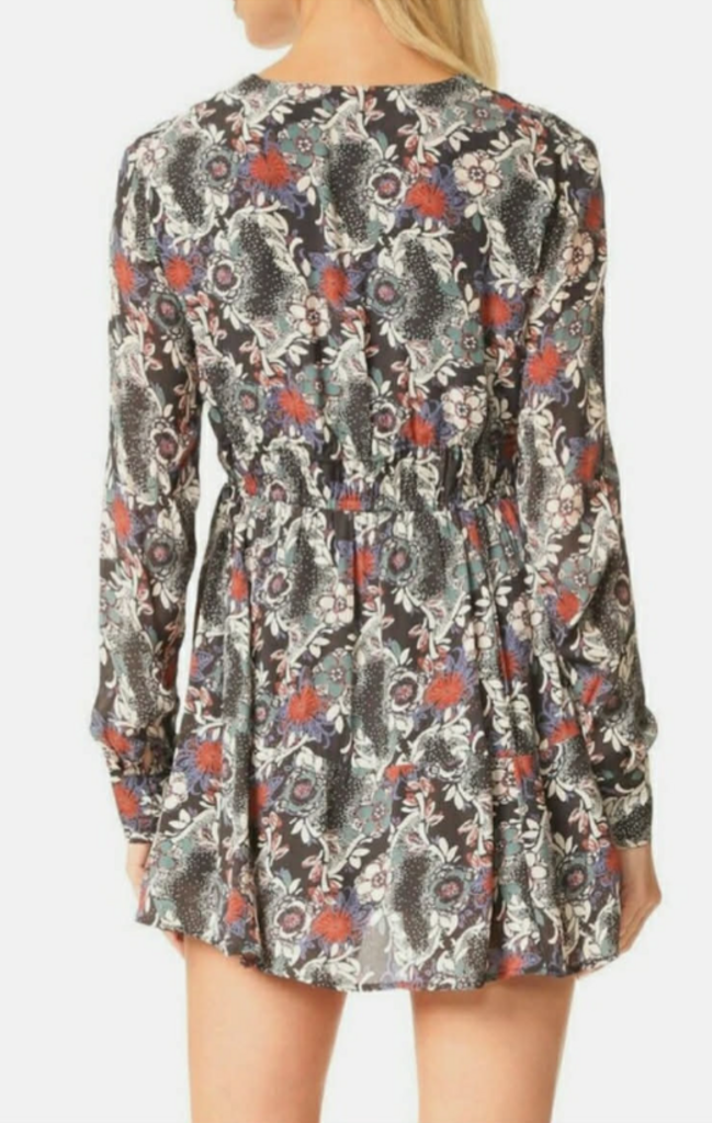 Free People Stealing Fire Mini Dress - Size Large