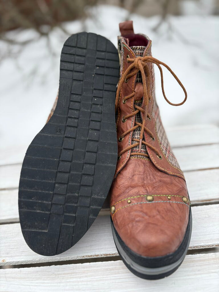 L'Artiste Rehja Tweed Boots - Size 41