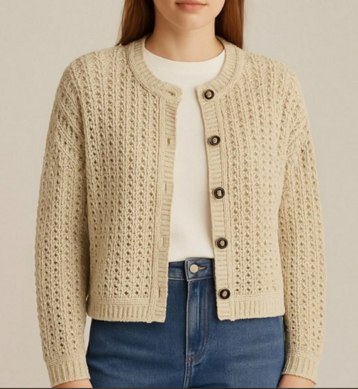 Rachel Zoe NWT Metallic Knit Sweater In Champagne Gold - Size Small