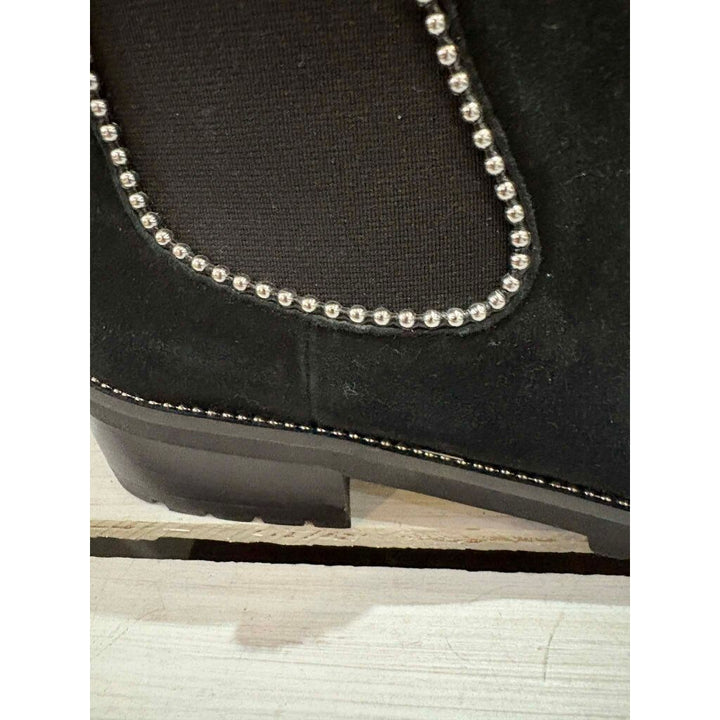 Van Eli Suede Studded Chelsea Boots - Size 7
