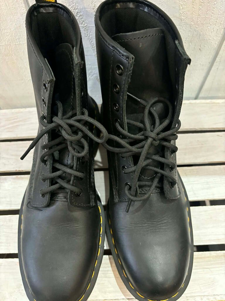 Doc Martens Men's1460 Slip Resistant Leather Lace Up Boots - Size 12 (Retails $180)