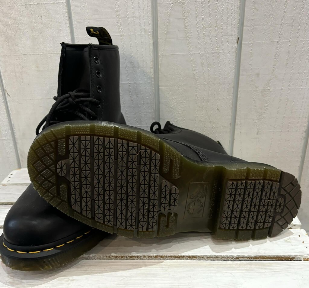 Doc Martens Men's1460 Slip Resistant Leather Lace Up Boots - Size 12 (Retails $180)