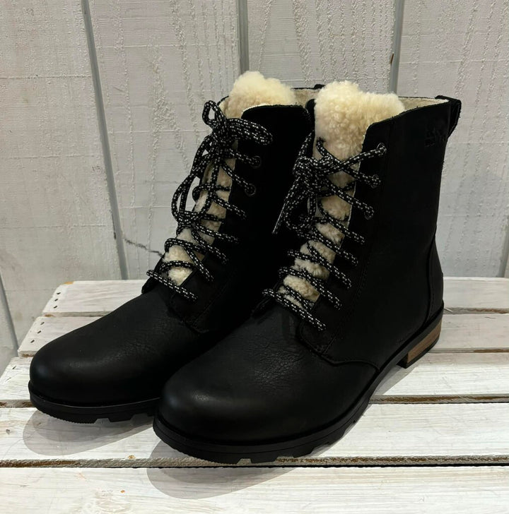 Sorel Emelie Genuine Shearling Leather Boots - Size 9