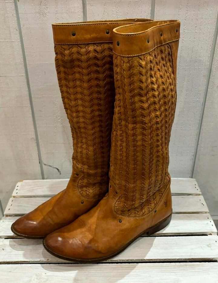 Frye Woven Shirley Boots - Size 8.5
