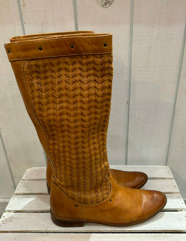 Frye Woven Shirley Boots - Size 8.5