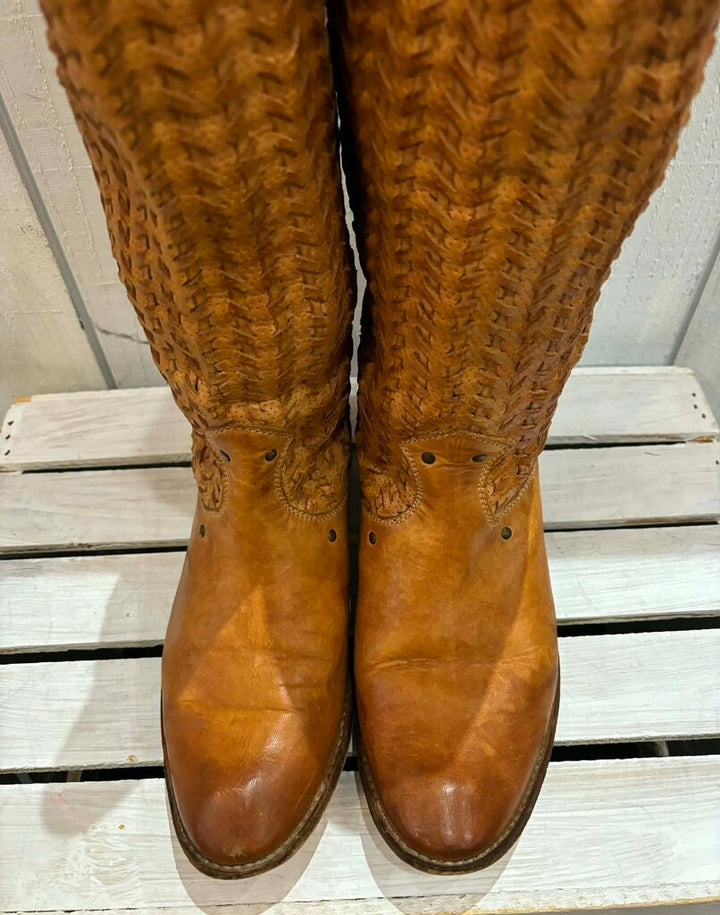Frye Woven Shirley Boots - Size 8.5