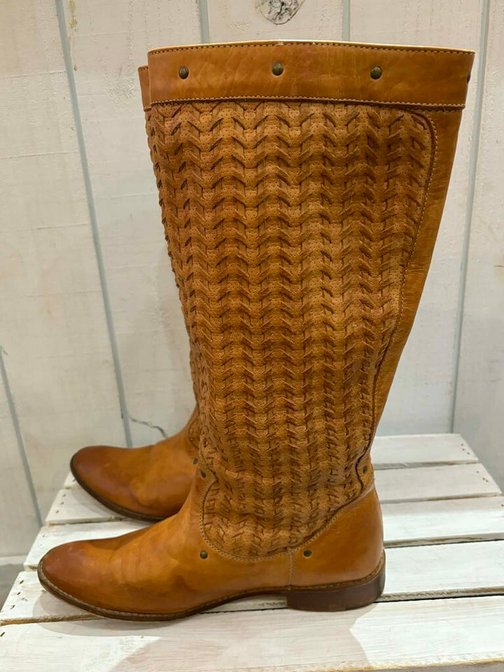 Frye Woven Shirley Boots - Size 8.5