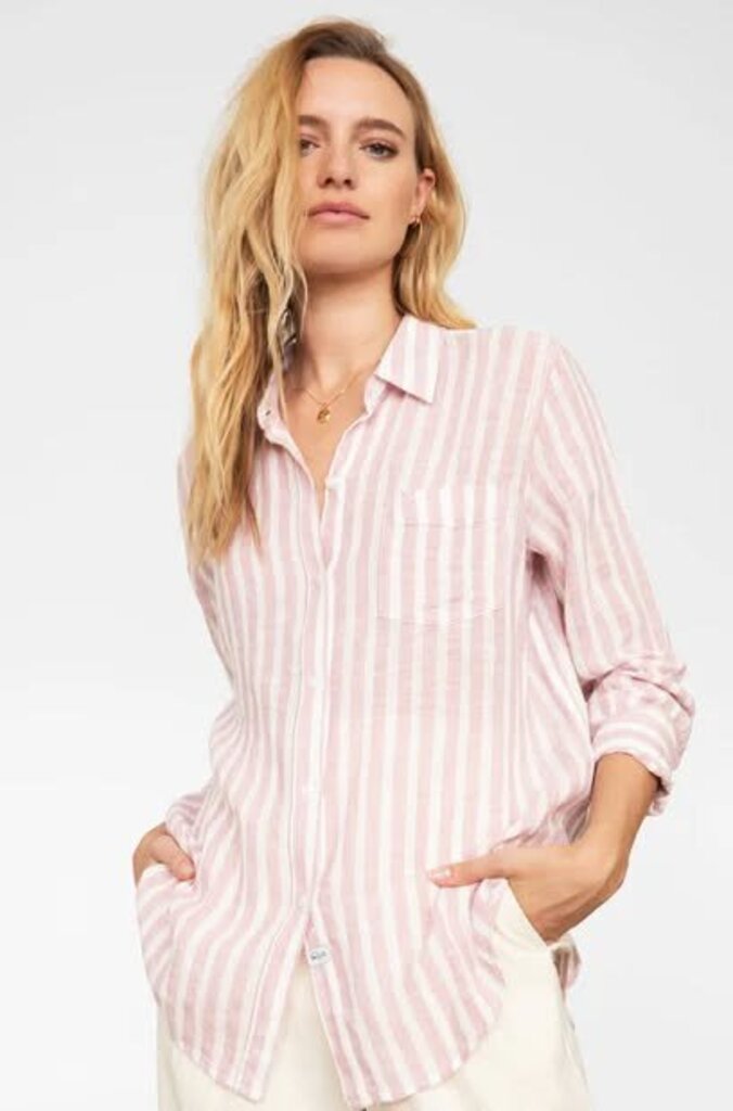 Rails Charli Rose Stripe Shirt - Size Small(Retails $188)