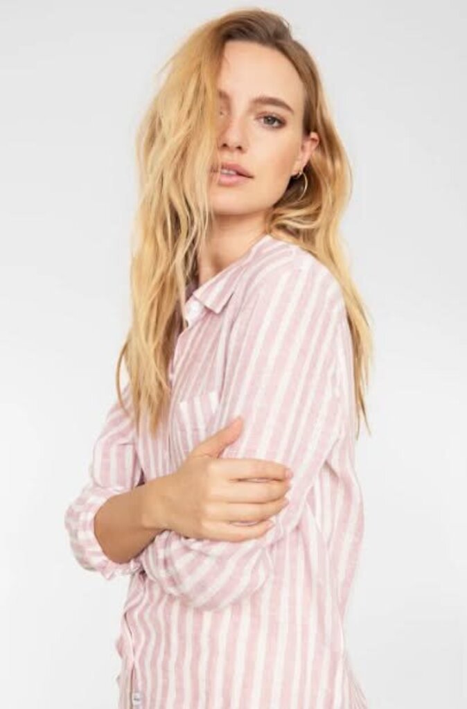 Rails Charli Rose Stripe Shirt - Size Small(Retails $188)