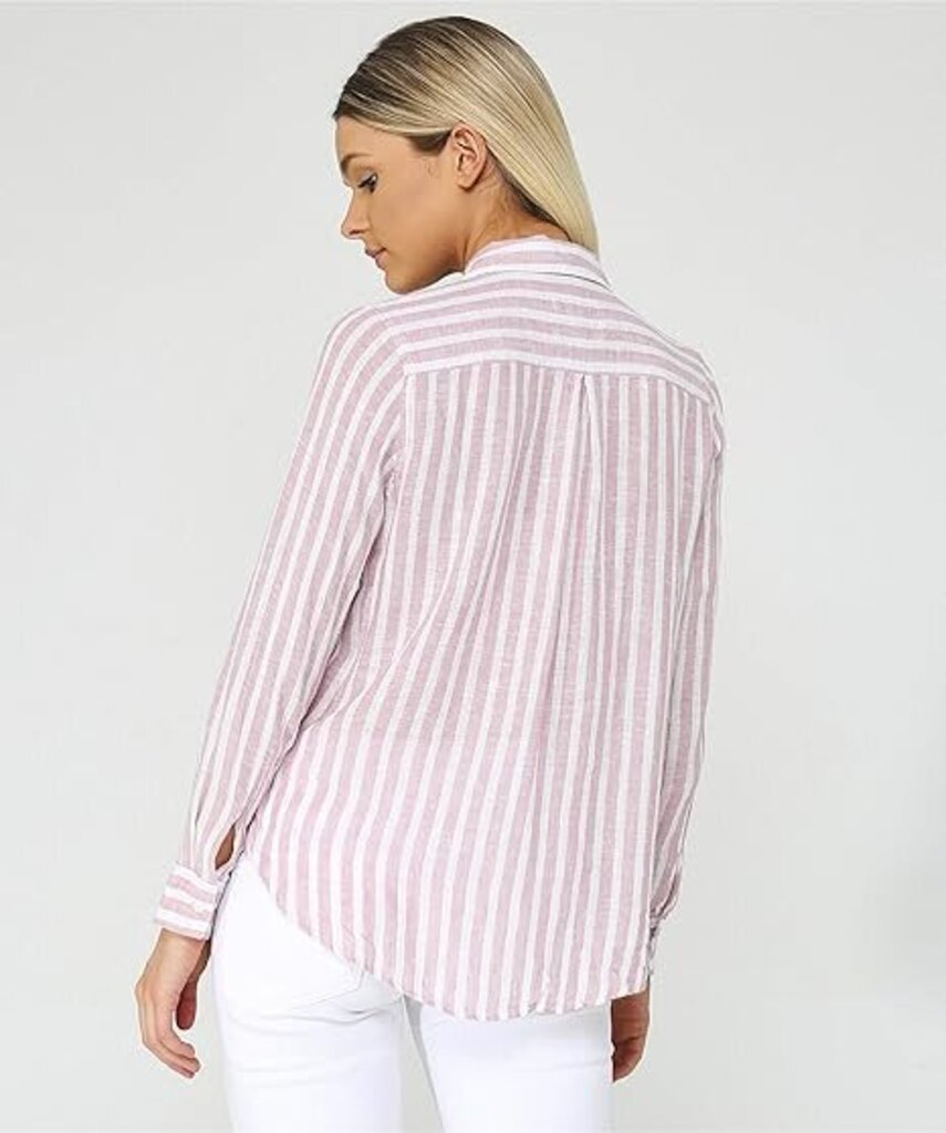 Rails Charli Rose Stripe Shirt - Size Small(Retails $188)