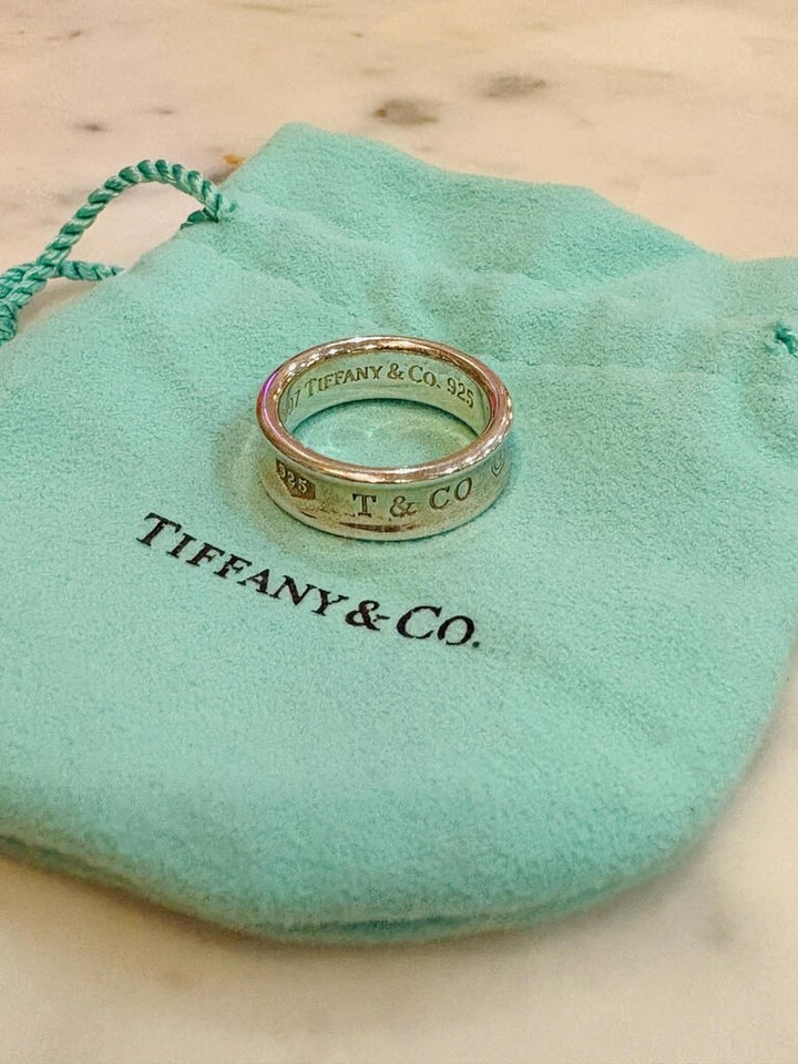 Tiffany & Co. 1837 Sterling Silver Ring - Size 8