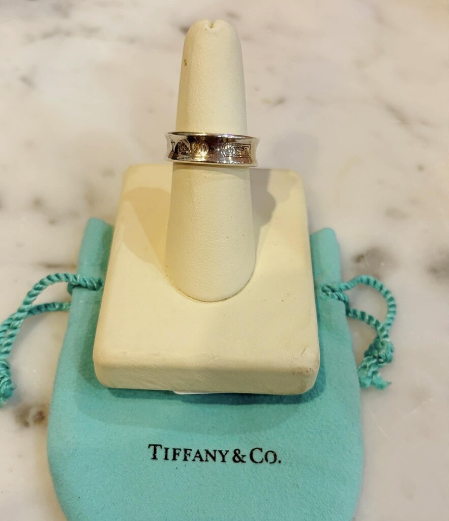 Tiffany & Co. 1837 Sterling Silver Ring - Size 8